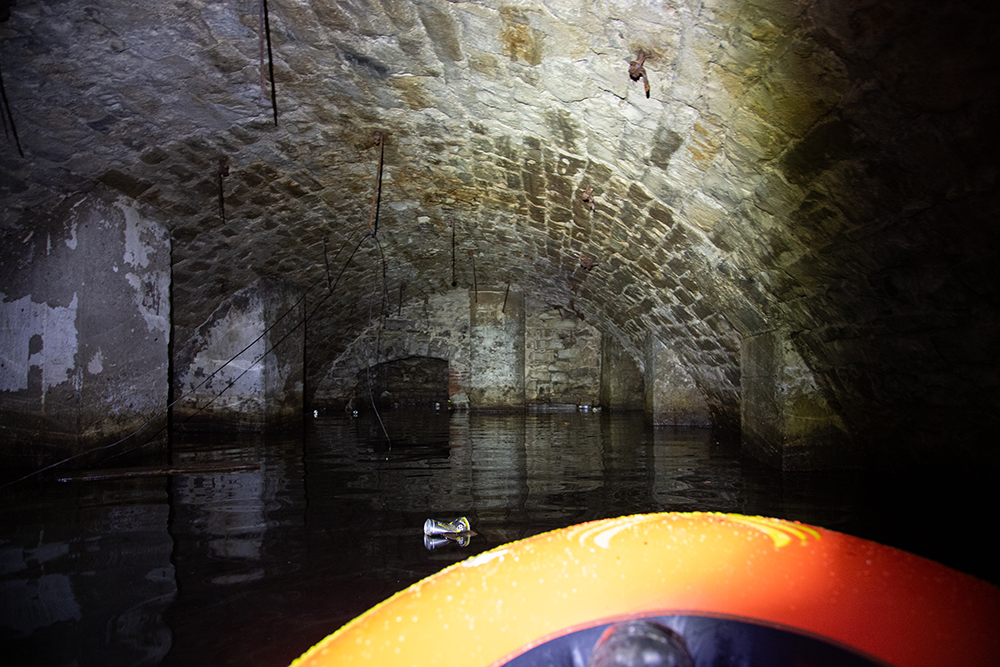 ceiling raft Underground Float Trip From Hell © 2021 sublunar