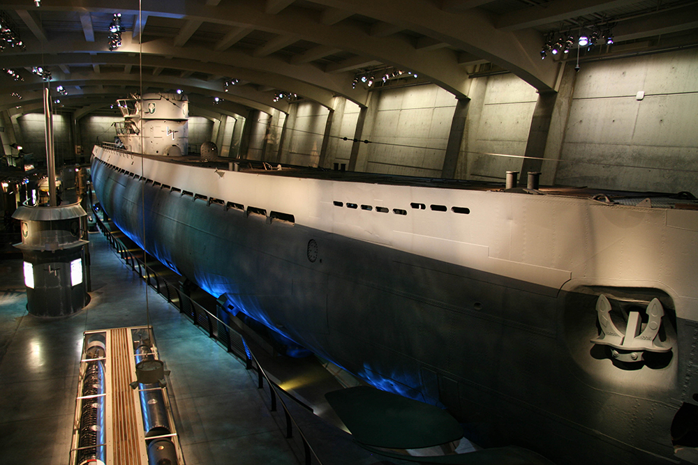 U-505 German Submarine of WWII copyright 2023 sublunar